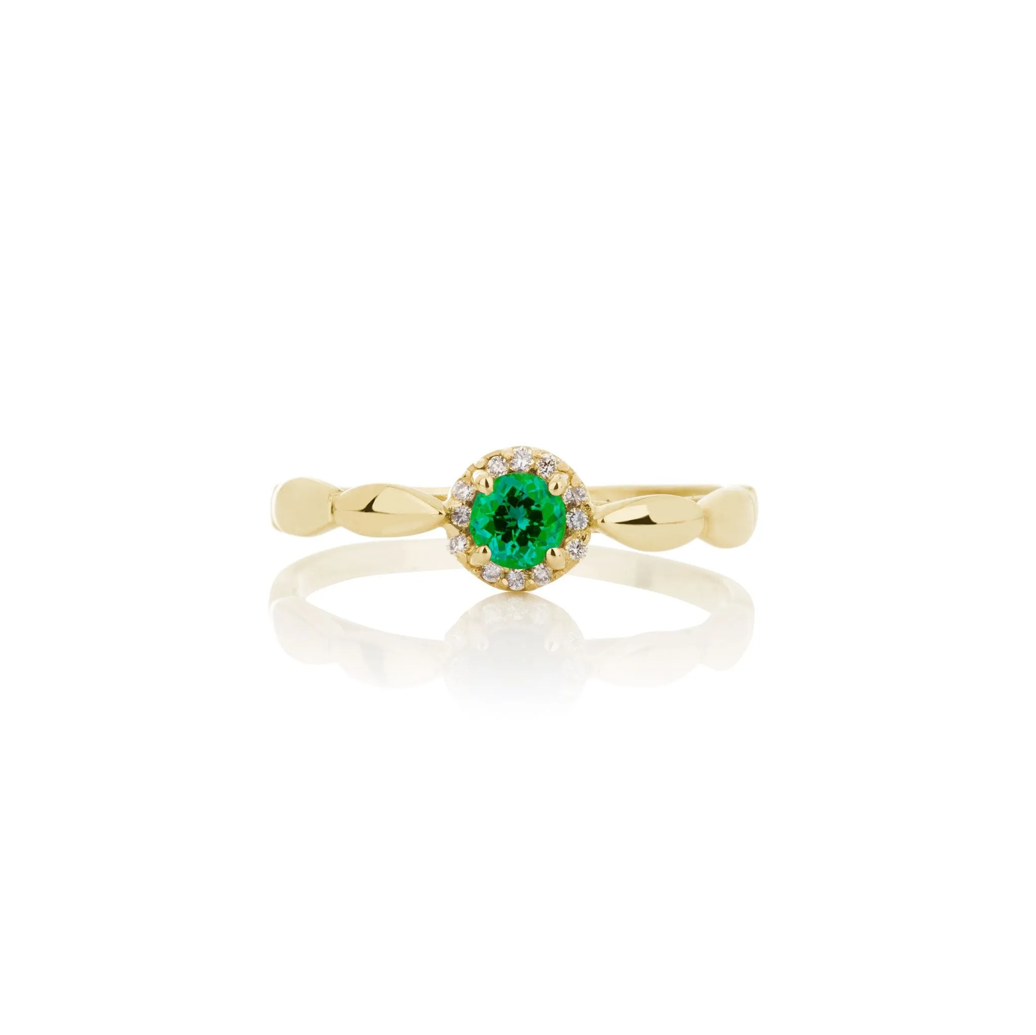 Women's emerald ring