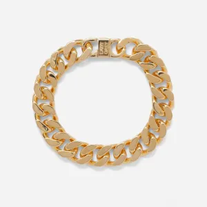XXL Curb Chain Bracelet in Gold