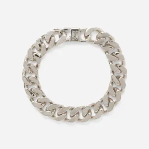 XXL Curb Chain Bracelet in Silver