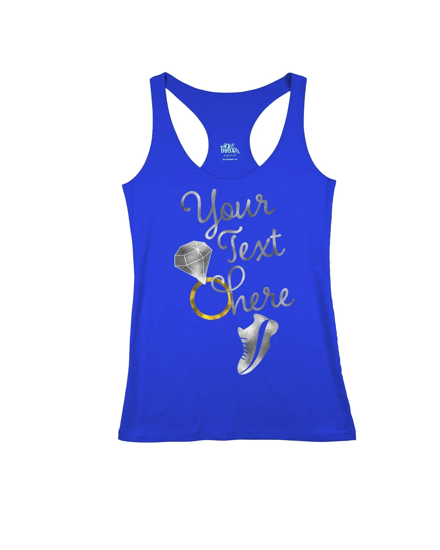 Your text here wedding rings and runner shoe