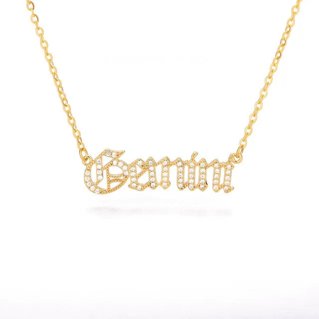 Zodiac Sign Rhinestone Necklace